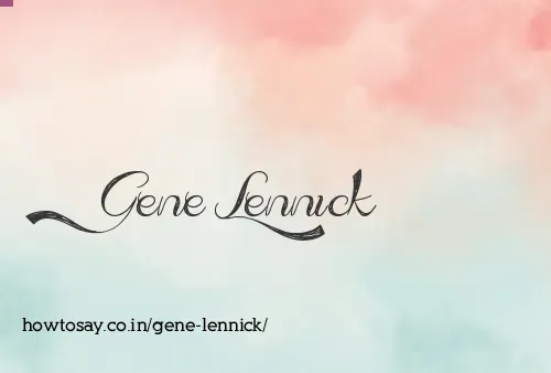 Gene Lennick