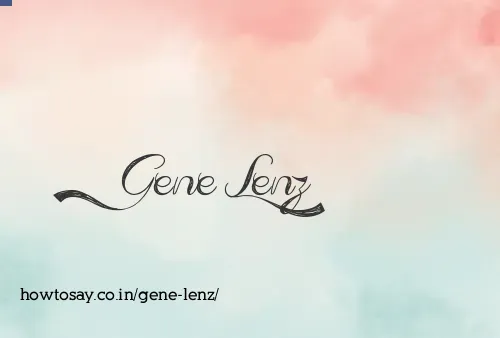 Gene Lenz