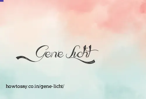 Gene Licht