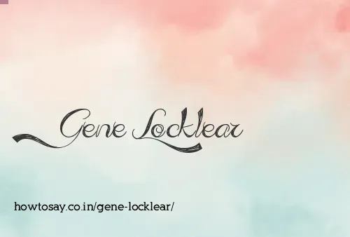 Gene Locklear