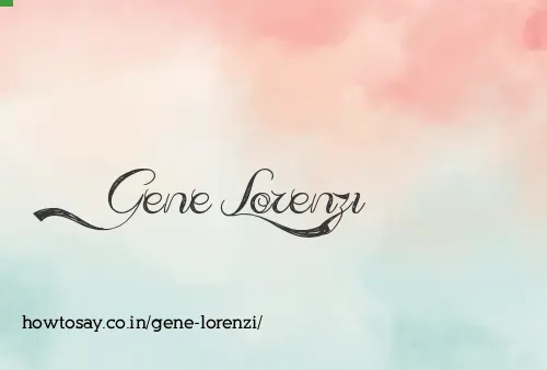 Gene Lorenzi