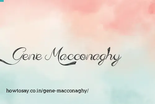 Gene Macconaghy