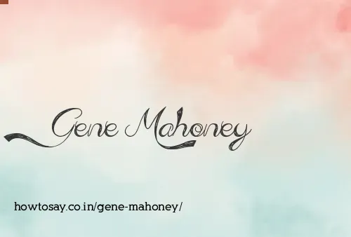 Gene Mahoney