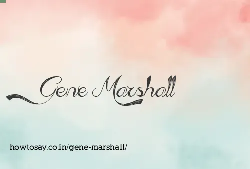 Gene Marshall