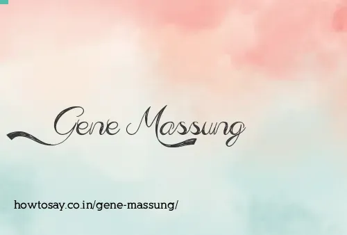 Gene Massung