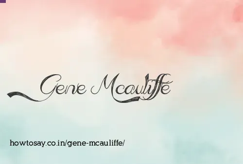 Gene Mcauliffe