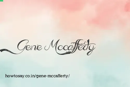 Gene Mccafferty