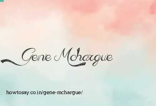 Gene Mchargue