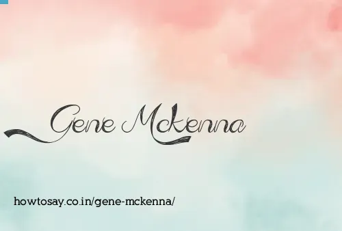 Gene Mckenna