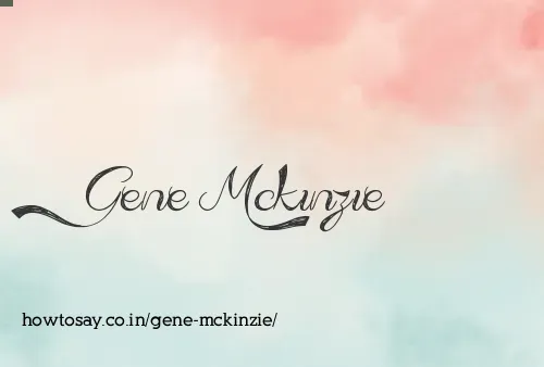Gene Mckinzie