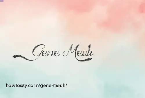 Gene Meuli