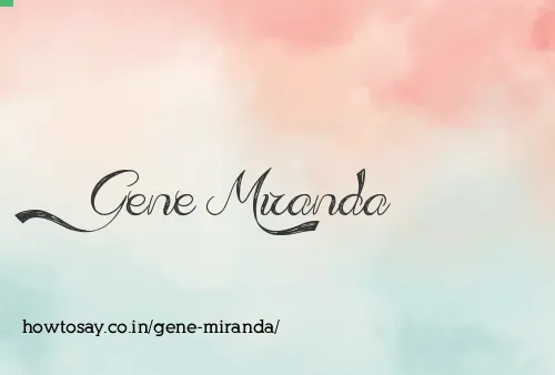 Gene Miranda