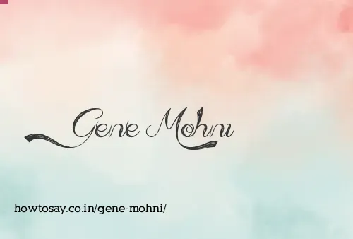 Gene Mohni