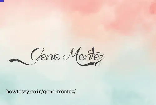 Gene Montez