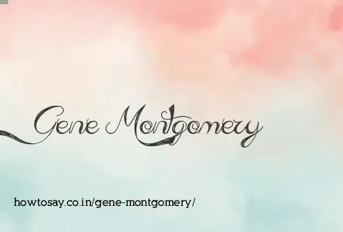 Gene Montgomery
