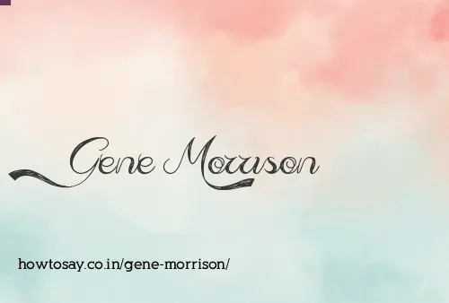 Gene Morrison
