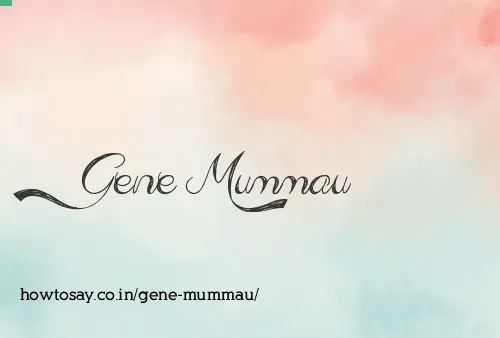 Gene Mummau