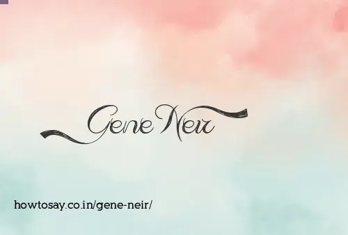 Gene Neir