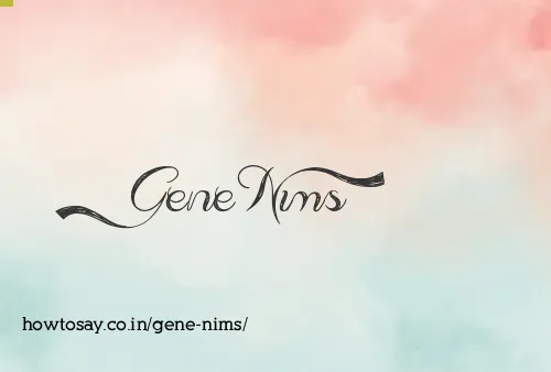 Gene Nims