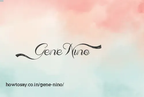 Gene Nino