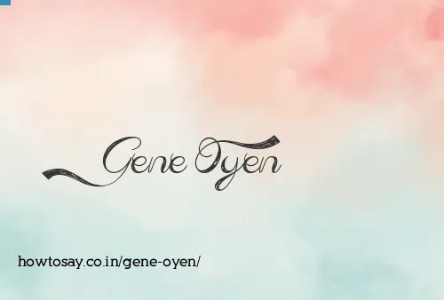 Gene Oyen