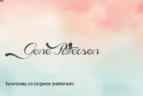 Gene Patterson