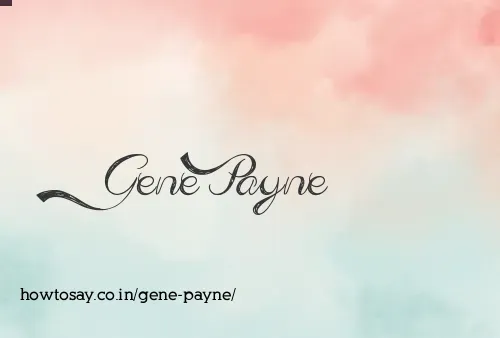 Gene Payne