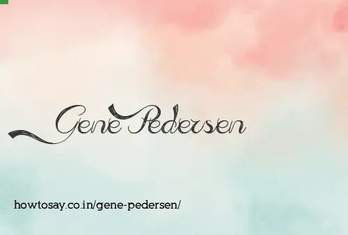 Gene Pedersen
