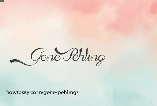 Gene Pehling