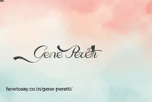 Gene Peretti