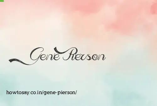 Gene Pierson
