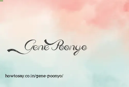 Gene Poonyo