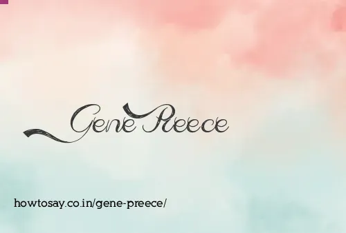 Gene Preece