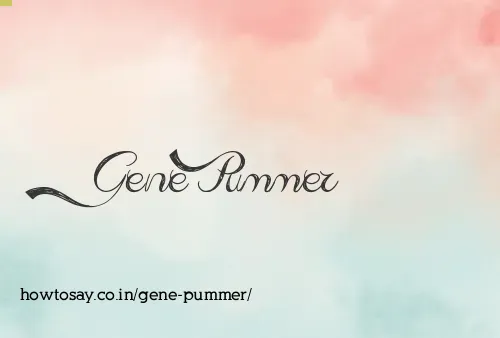 Gene Pummer