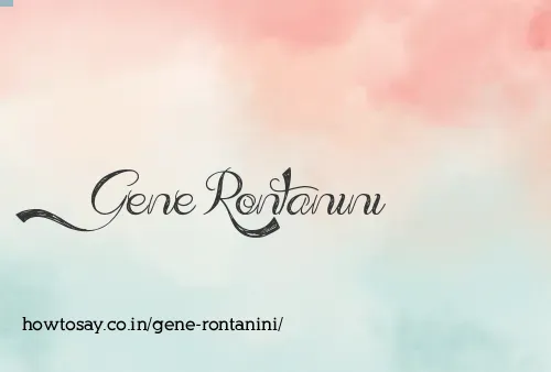 Gene Rontanini