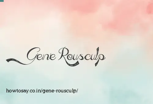 Gene Rousculp