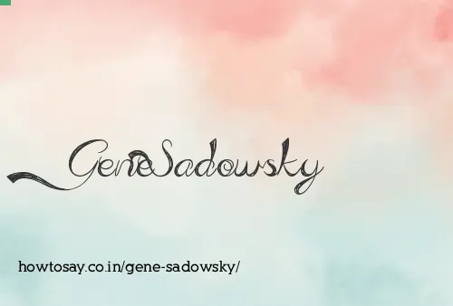 Gene Sadowsky