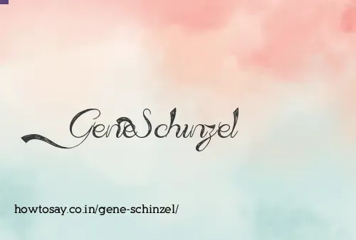 Gene Schinzel