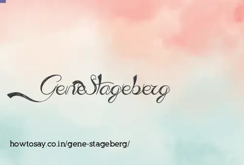 Gene Stageberg
