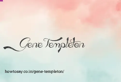 Gene Templeton