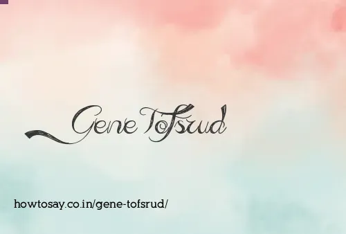 Gene Tofsrud