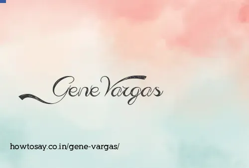 Gene Vargas