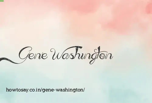 Gene Washington