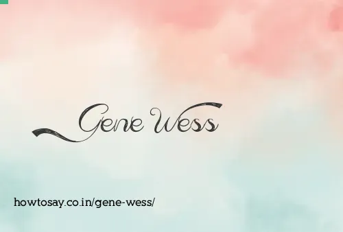 Gene Wess