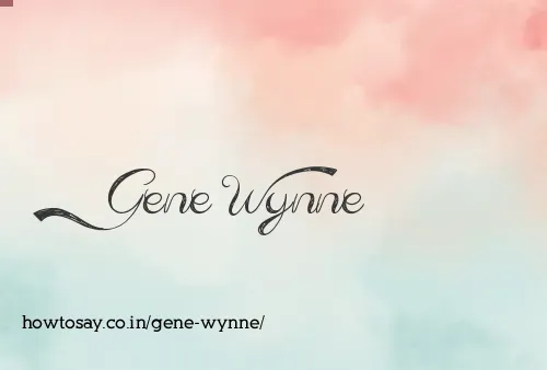 Gene Wynne