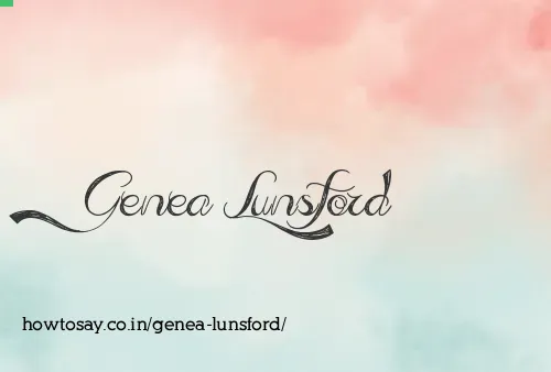 Genea Lunsford