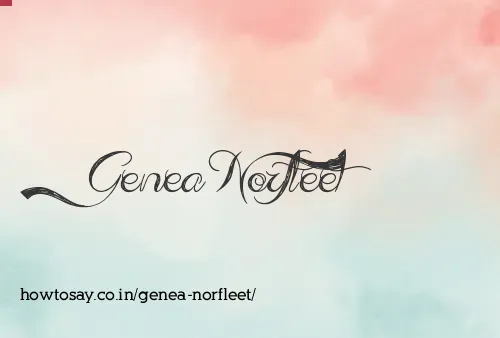 Genea Norfleet