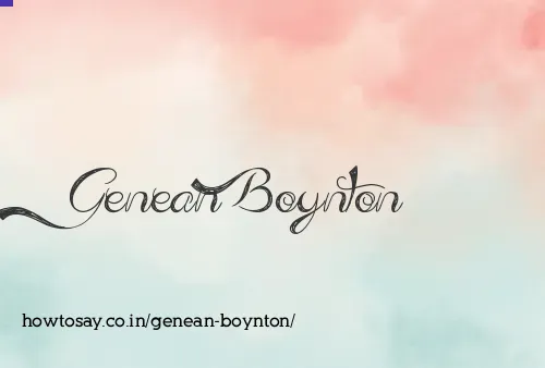 Genean Boynton