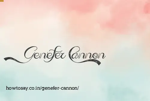 Genefer Cannon