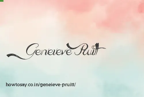Geneieve Pruitt